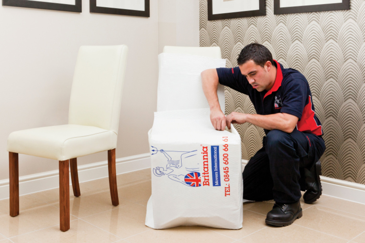 Man Packing Away Chair